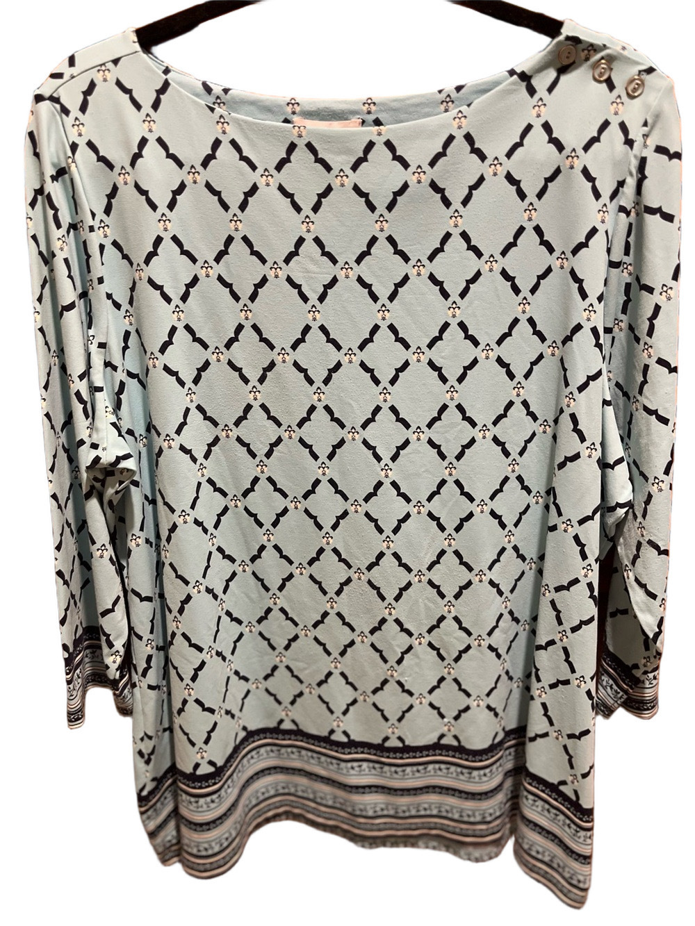 260. WOMENS CHARTER CLUB 1X DETAIL TOP